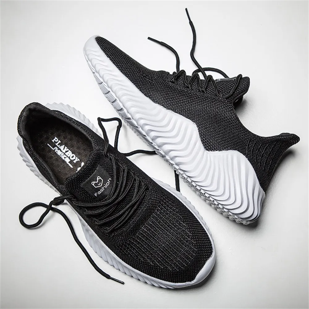 Men Shoes White Sneakers Outdoor Breathable Mesh Men Running Shoes Lightweight Tennis Shoes For Men 340