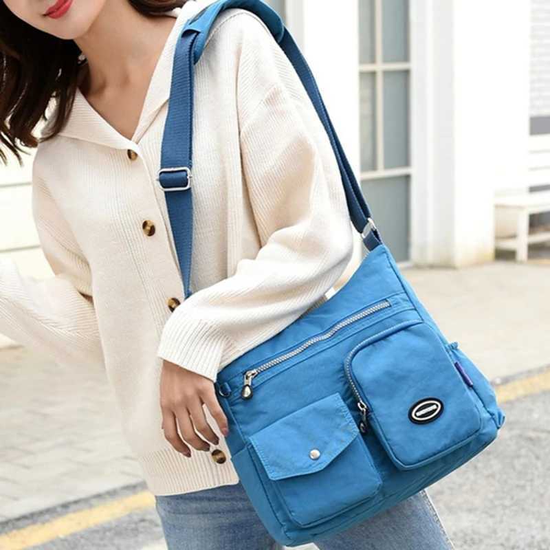 Fashion High Quality Handbag Female CrossBody Bag Women Shoulder Bag Ladies Messenger Bag Nylon Waterproof Lady Purse Z240919