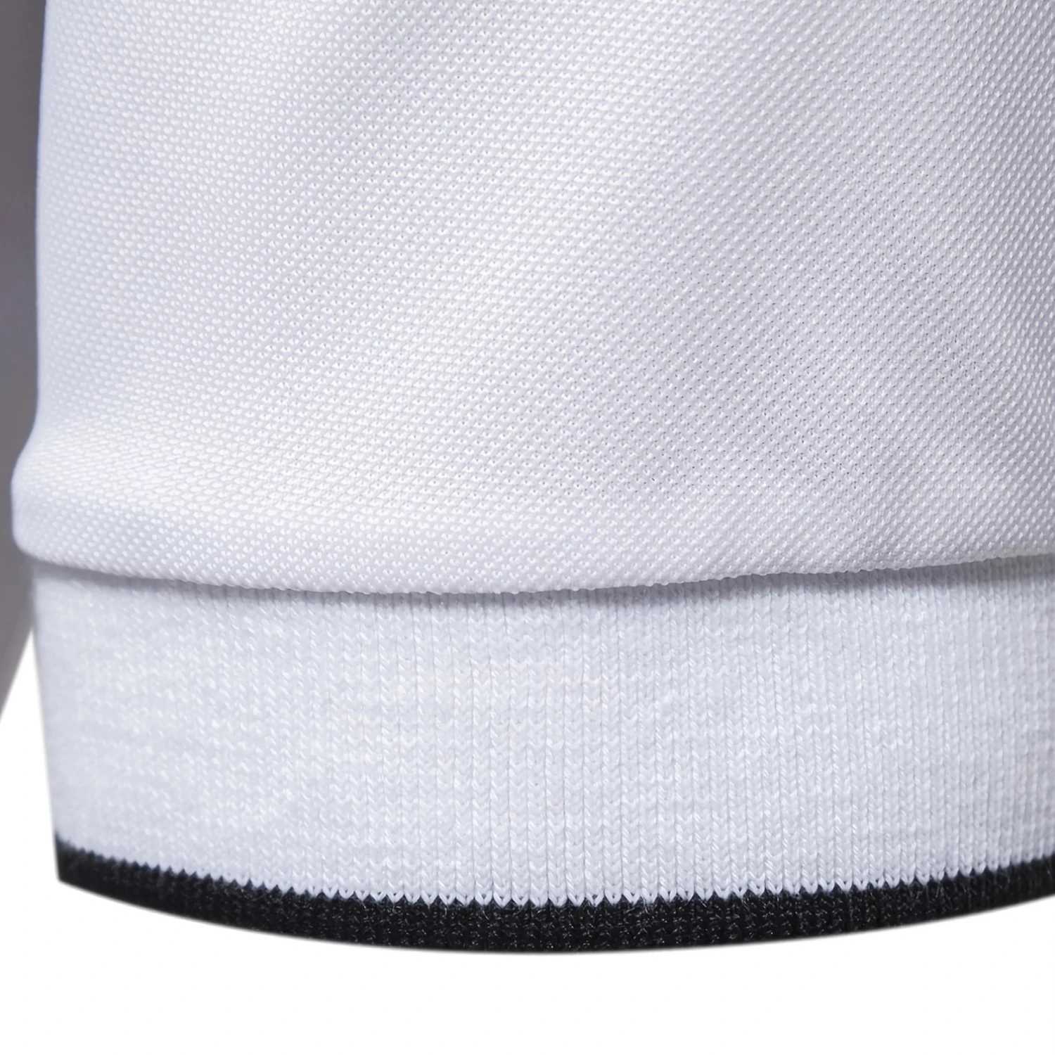 2024 New Fashion Mens Contrast Vertical Striped Polo Shirts Casual Business Short Sleeve 100% Polyester Patchwork Polos for MenX240920