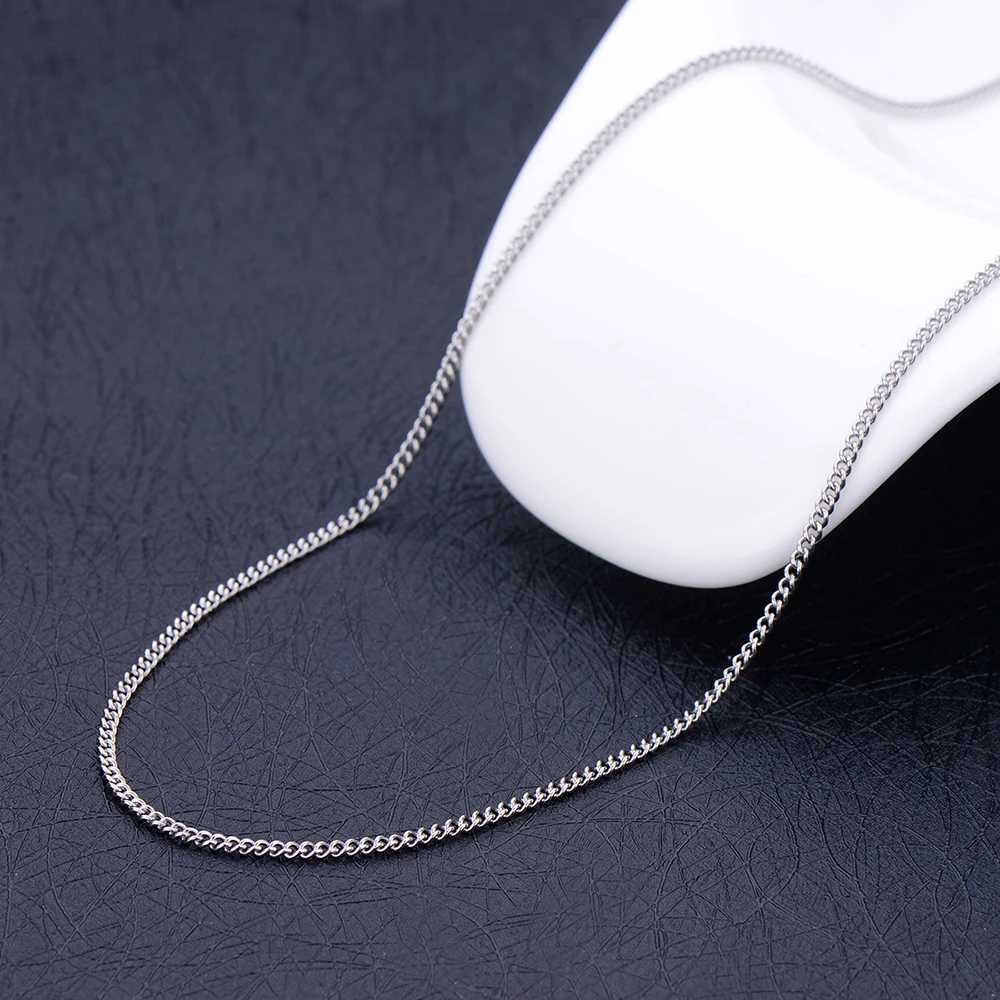 Wholesale Price Width 1.9/2.3MM Stainless Steel Side Chain Necklace Fit Pendant Fashion Gift Jewelry For Men and Women 45-60CMX240919