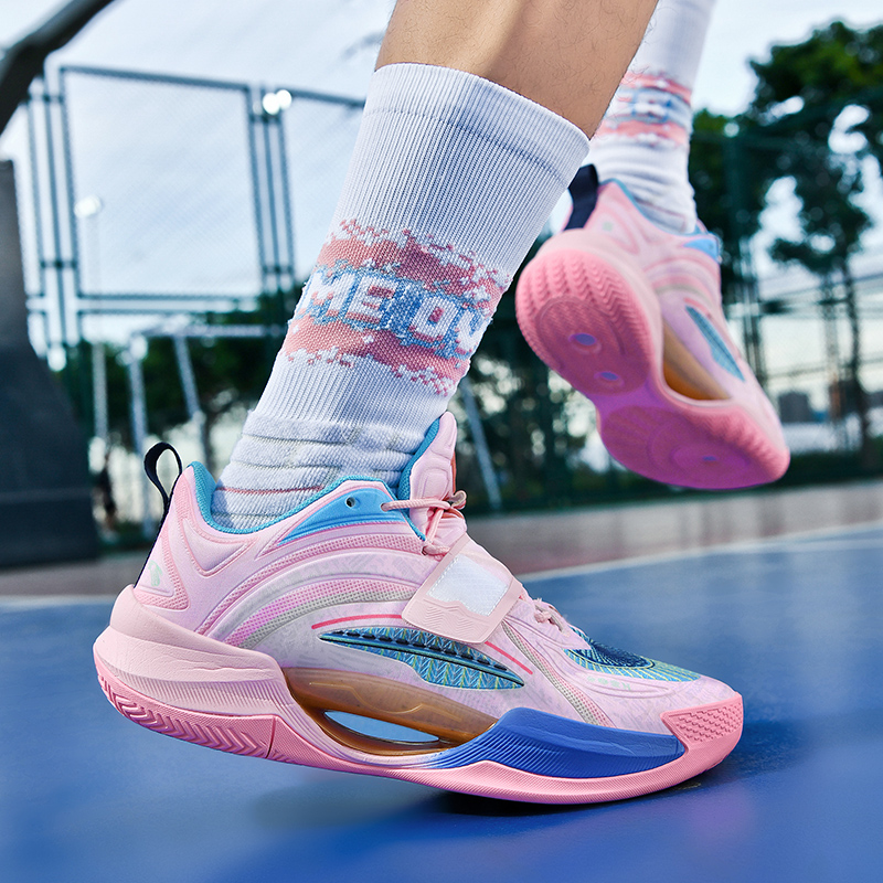 New Men Basketball Shoes Field Women Cushioned Athletic Gym Breathable Male Sneakers Comfortable Tennis Sports Basketball Boots