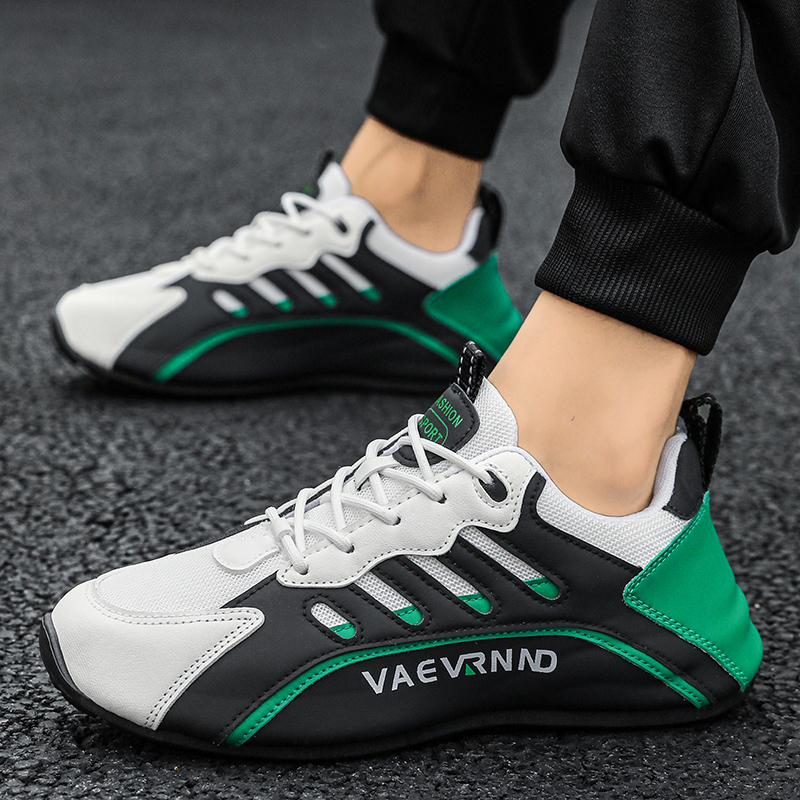 Sneakers Male Green Men Shoes Breathable Running Casual Fashion Trend Lightweight Male Sport Lace Up High Quality Designer Shoes