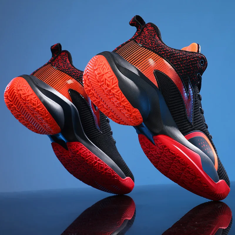 Men Shoes Outdoor Cushioning Non-slip Basketball Shoes Breathable Men Casual Sneakers Athletic Fitness Training Footwear Shoes