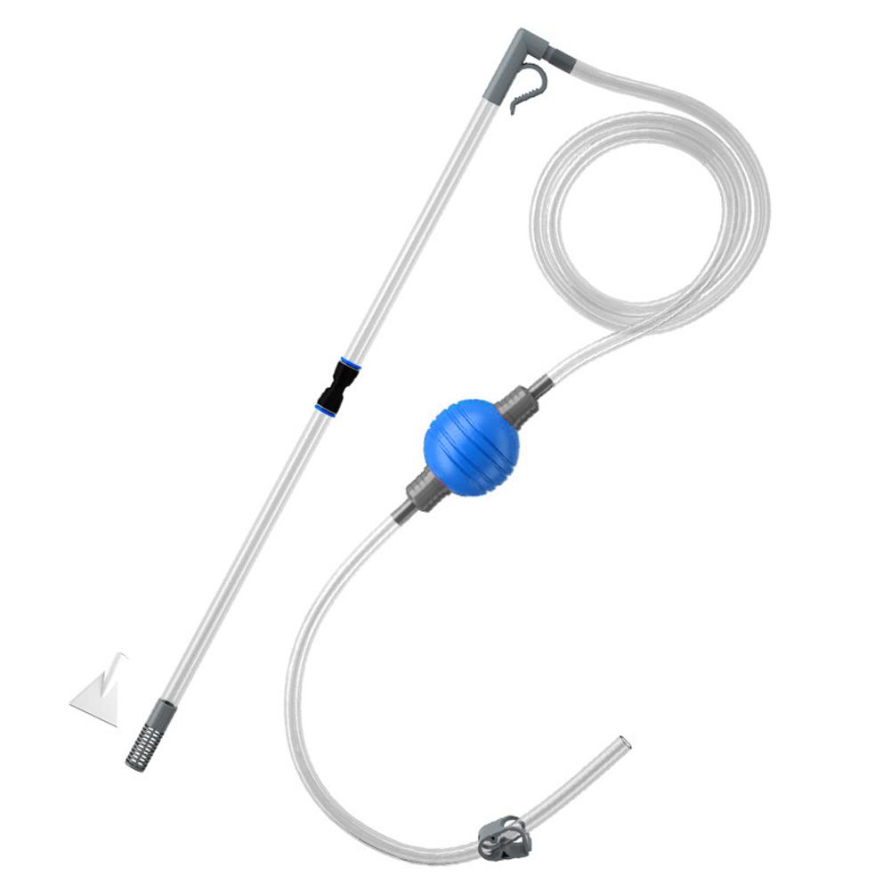 Aquarium Fish Tank Water Changer Air Pump Cleaning Gravel Filter Pump Tools Nozzle With Siphon Vacuum New Cleaner Aquarium S1J7