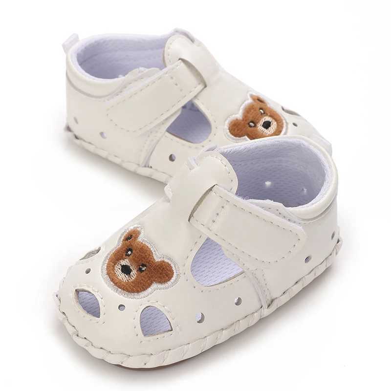 Summer 0-18 Months Old Female Baby Hollow Princess Shoes With Soft Soles And Anti Slip Baby Walking Sandals M240920