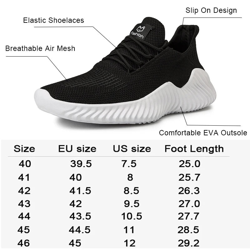 Men Shoes White Sneakers Outdoor Breathable Mesh Men Running Shoes Lightweight Tennis Shoes For Men 340