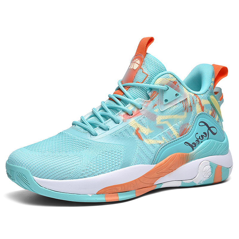 Summer High Top Mesh Basketball Shoes Men Training Anti-Slip Sneakers Big Size 47 48 49 Sport Shoes Breathable Dropshipping