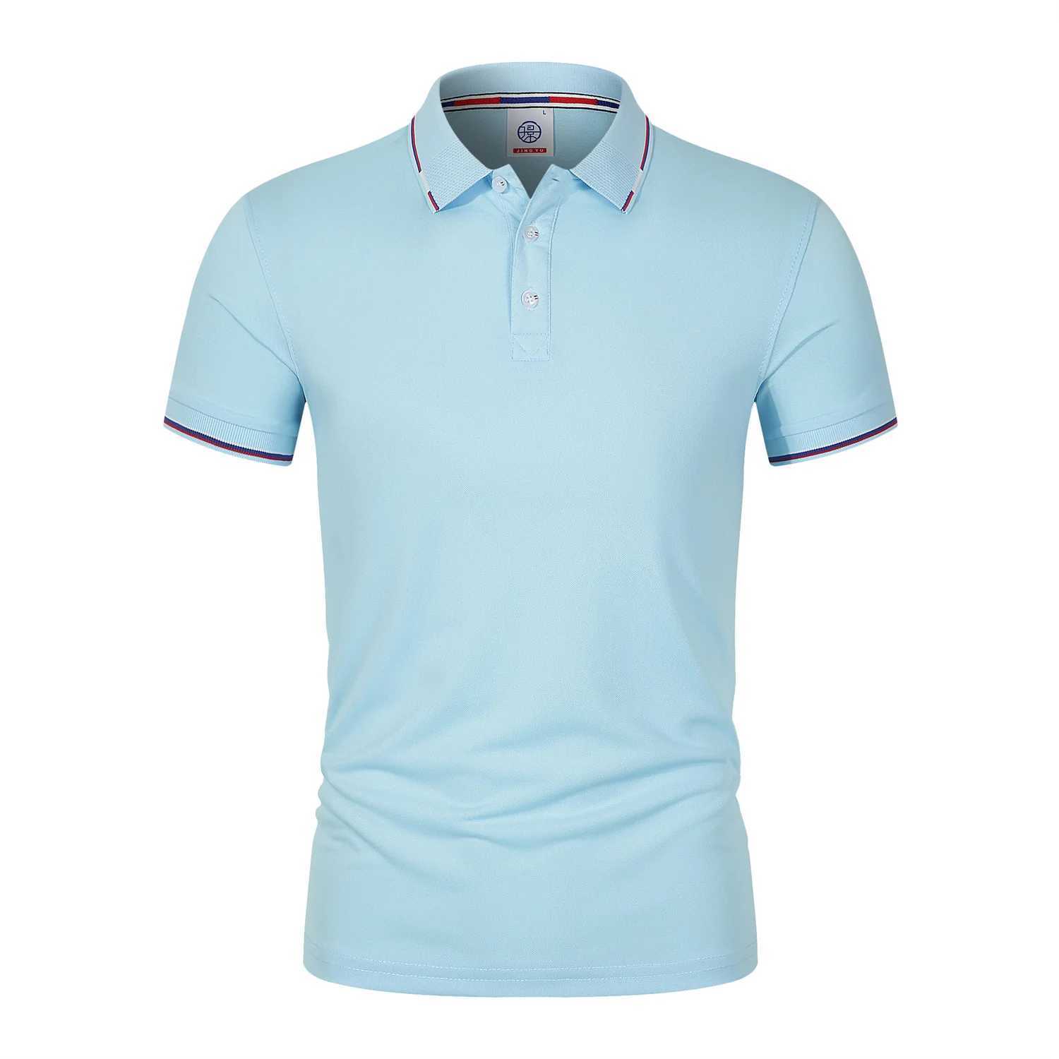 Dropshipping New Polo Shirt Men Solid Casual Cotton Polo homme Giraffe Slim Fit Embroidery Short Sleeve Mens Polo 10 ColorsX240920