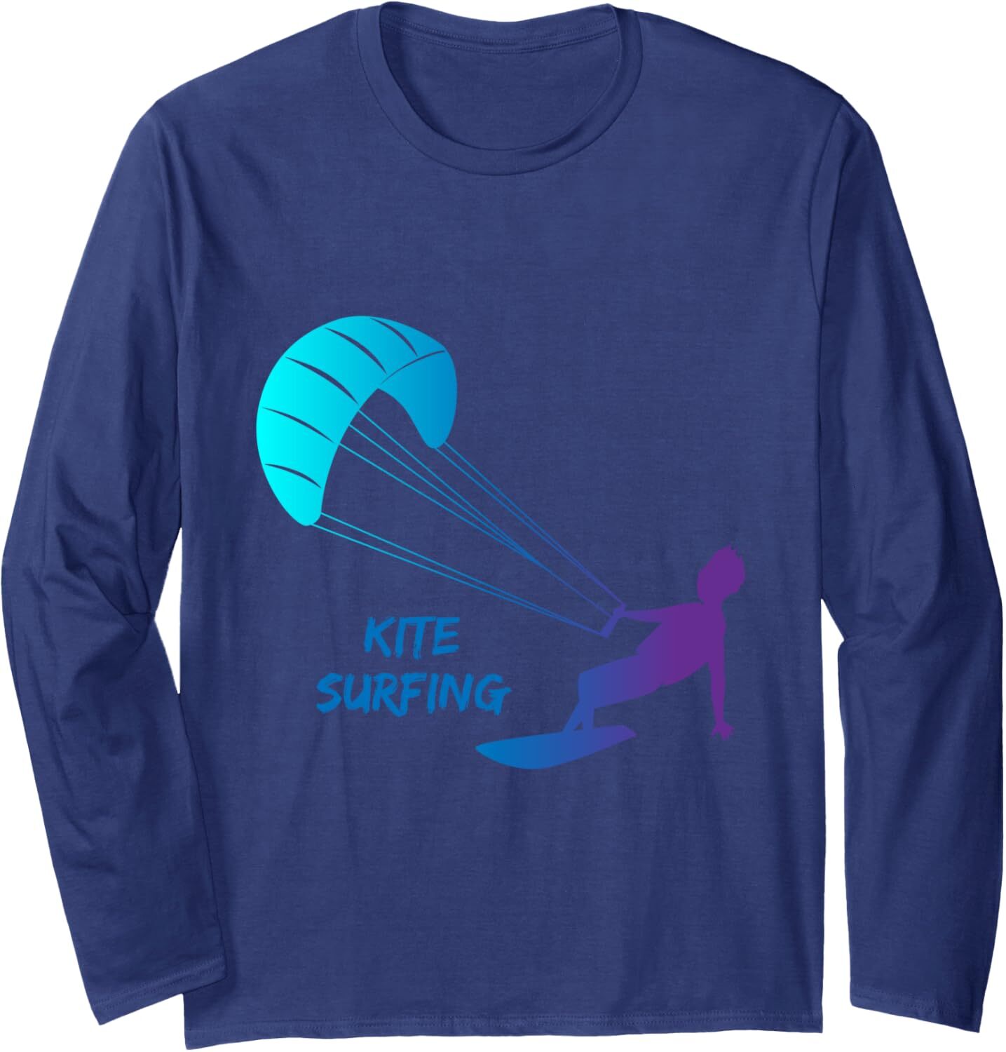 Long Sleeve Shirts for Men sweatshirt Kite Surfing Transition Jump Xtreme Sport Gift Long Sleeve Tee Streetwear Casual tops clothes fashion