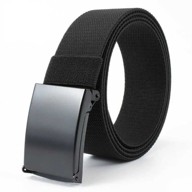 New Mens/Womens Nylon Knitted Elastic Mens Belt Outdoor Multi functional Training Canvas Belt High quality Leisure Belt W240920