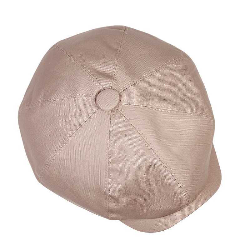 Fashion Spring Summer cotton Beret Caps for Men Women Cotton Sun Hat Unisex Octagonal Cap Vintage Outdoor sports Hats gorrasX240919