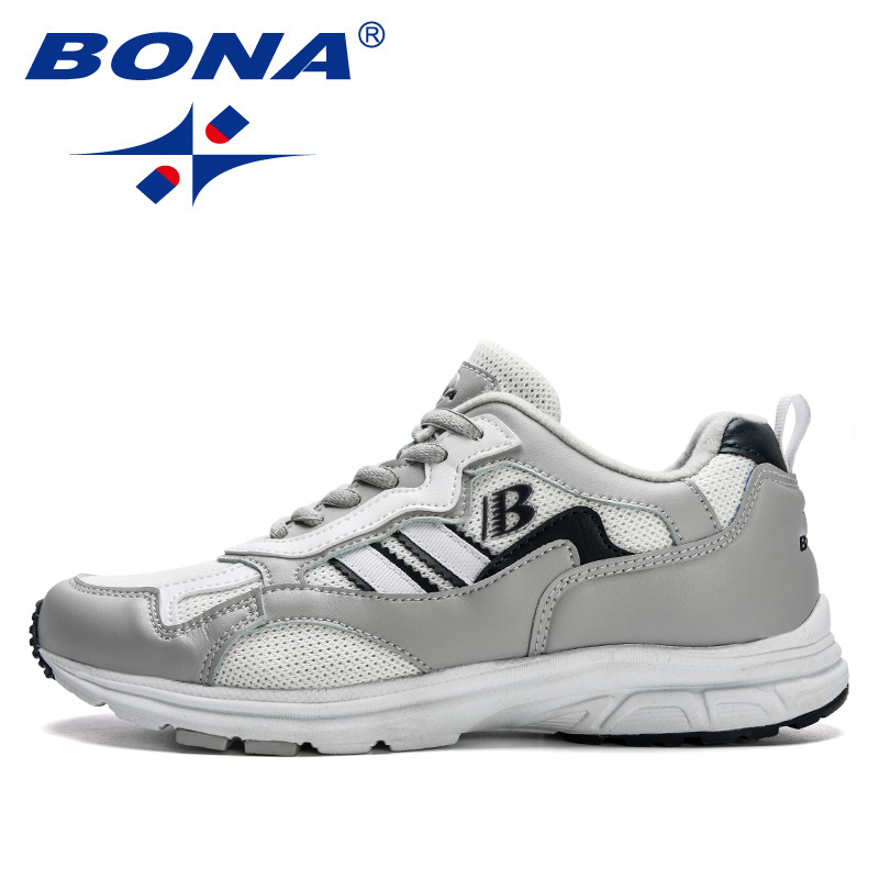 2023 BONA new Designers Action Leather Men Running High Quality Platform Chunky Sport Man Outdoors Walking New Shoes e8c5