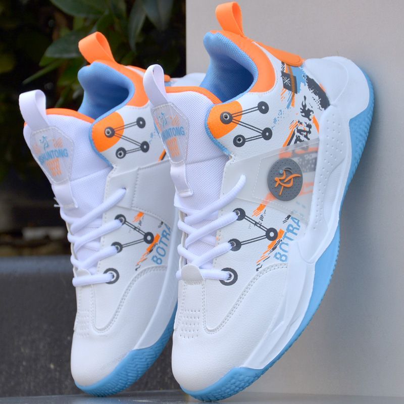 Student Basketball Shoes Men High-Top Sneakers For Men Non-Slip Walking Outdoor Shoes Men Fashion Sport Shoes Calzado Hombre