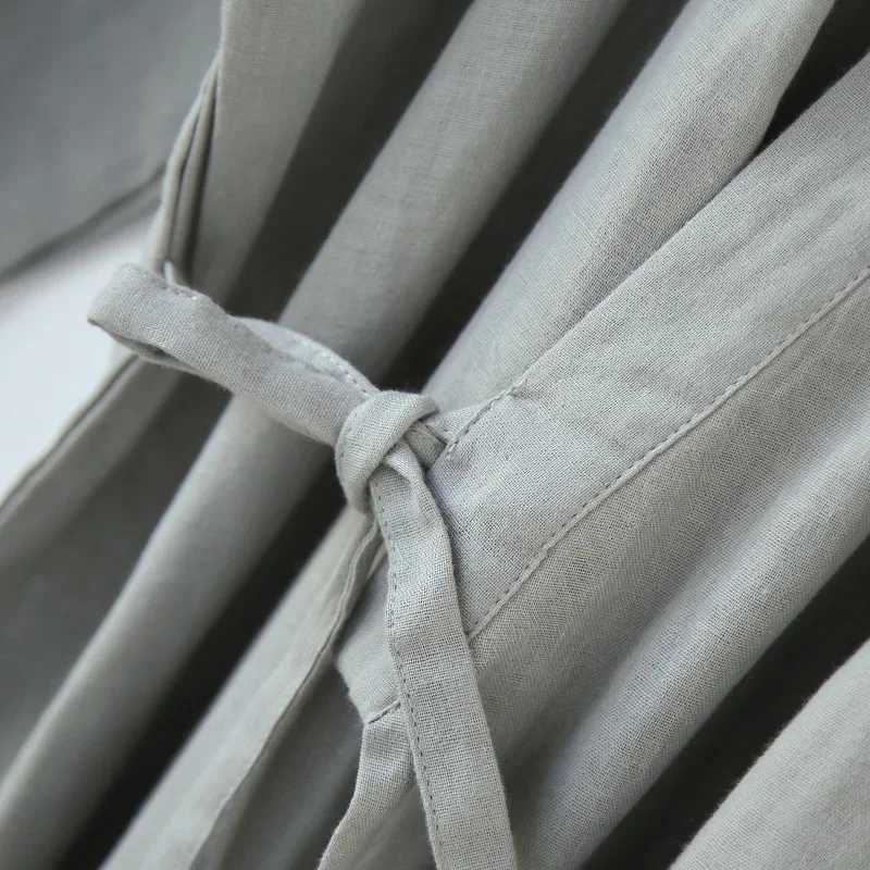 Japanese Kimono Nightgown Mens Light and Breathable Summer Spring Autumn Mens Long Kimono Nightgown Loose Robe for Men M L XL Y240919