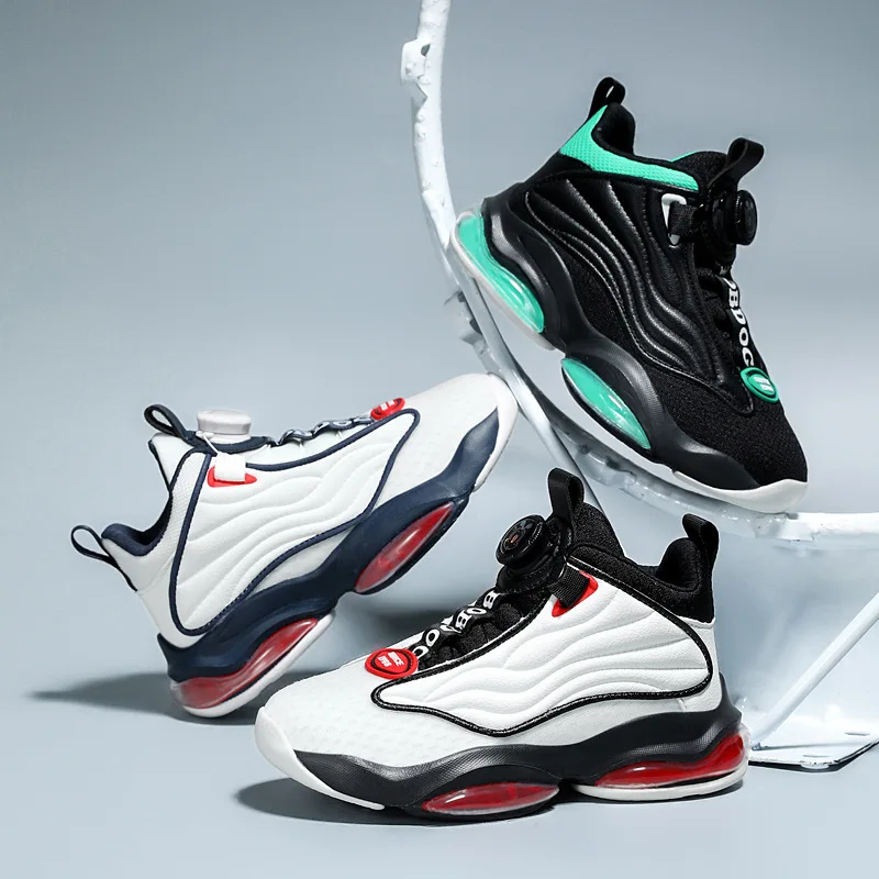 Vanmie 2024 Basketball Shoes Fashion Sneakers for Kids Boys Basket Shoes Comfort Sport Sneakers Children's Training Sneakers