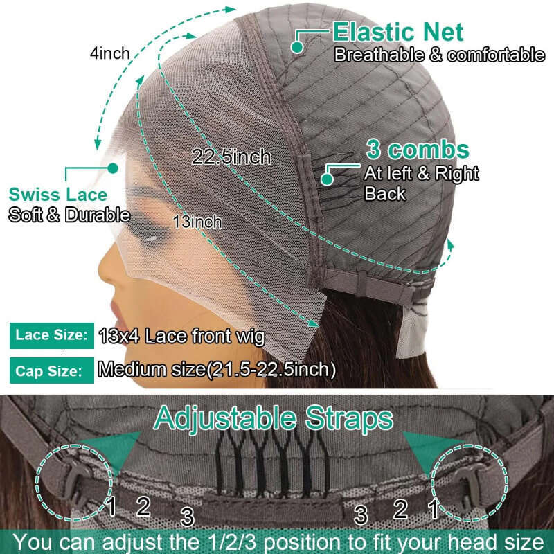 Short Bob Hair 13X4 Transparent Lace Front For Women Straight E Cut Wigs 8 Inch Human Hair Wig