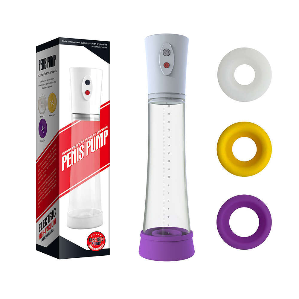 High efficiency simple use rechargeable electric penis pump for vacuum enlarger
