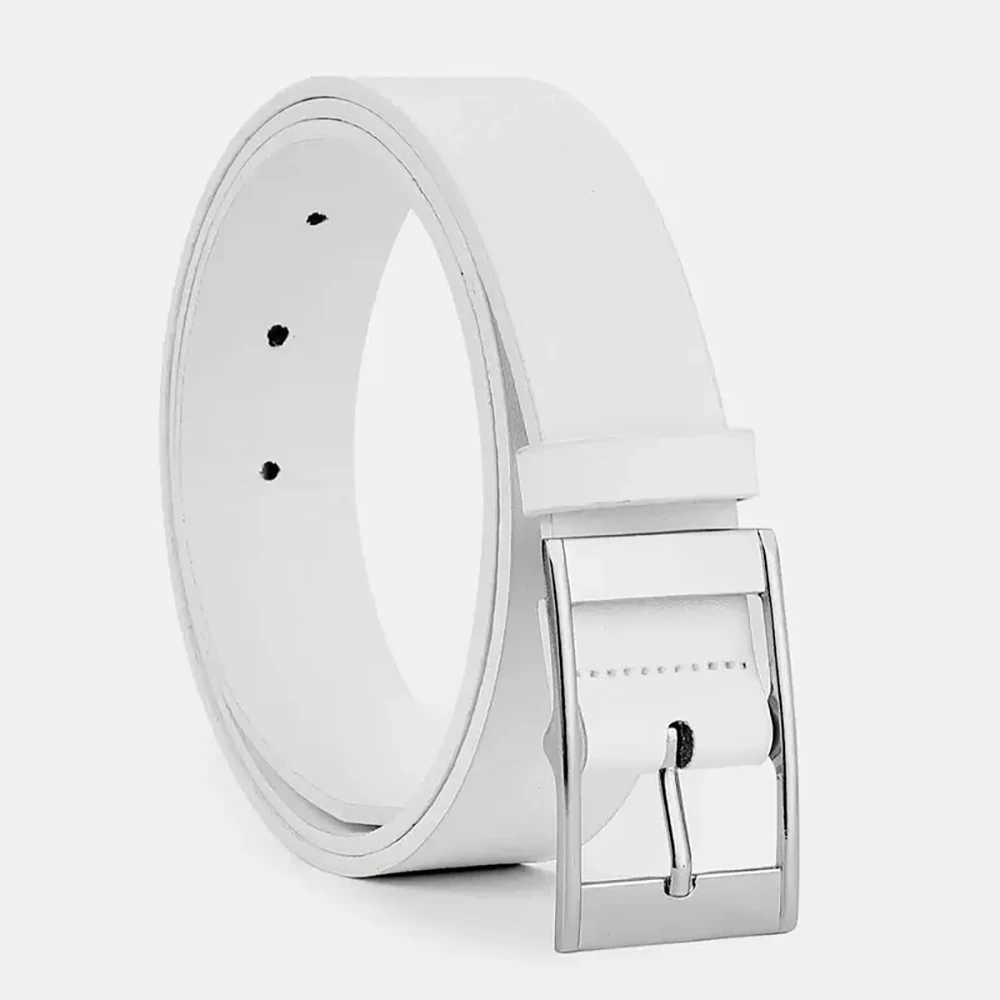 New luxury mens PU belt metal buckle high-quality designer belt mens belt W240920