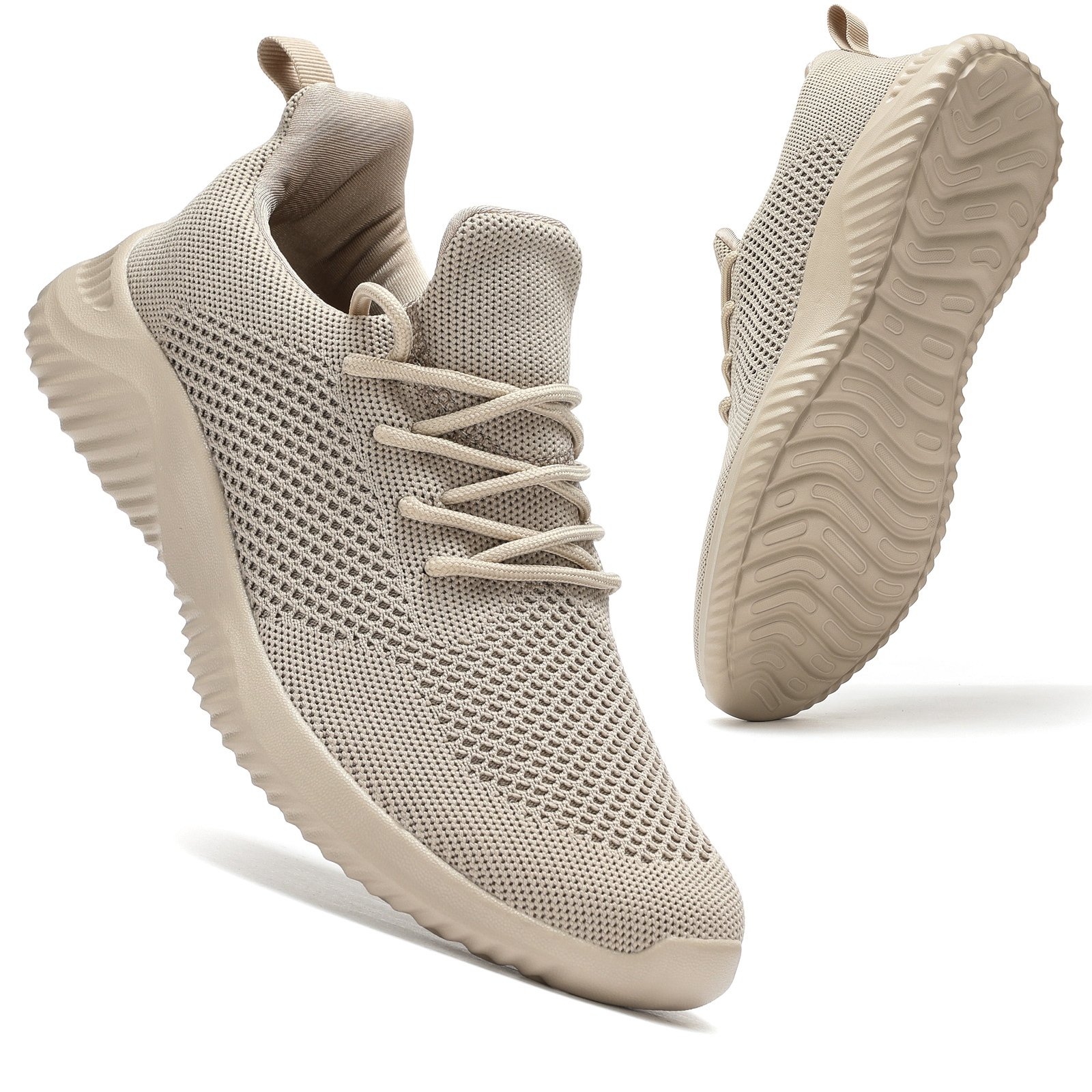 Men's Slip on Walking Shoes Ultra Light Breathable Non Slip Running Shoes Casual Fashion Sneakers Mesh Workout Sports