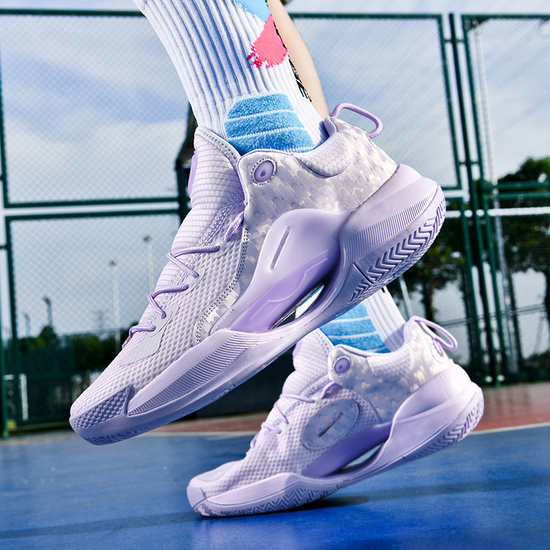 High Quality Mens Sneakers New Womens Training Sports for KIds Breathable Cushion Basketball Shoes Man 36-45
