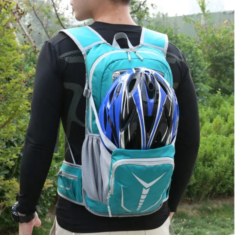20L bicycle moisturizing backpack mens waterproof outdoor sports hiking MTB Knapsack water bag 240911