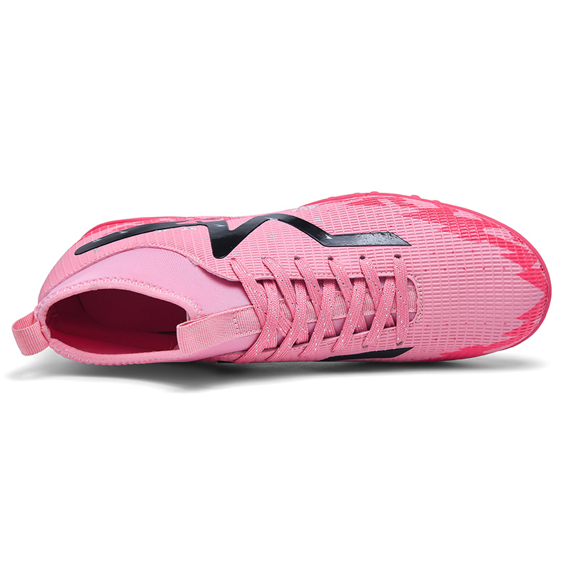 New Men Football Boots Cleats Outdoor Sport Training Breathable Soccer Shoes Long Spikes FG Boys Non Slip Match Comfortable