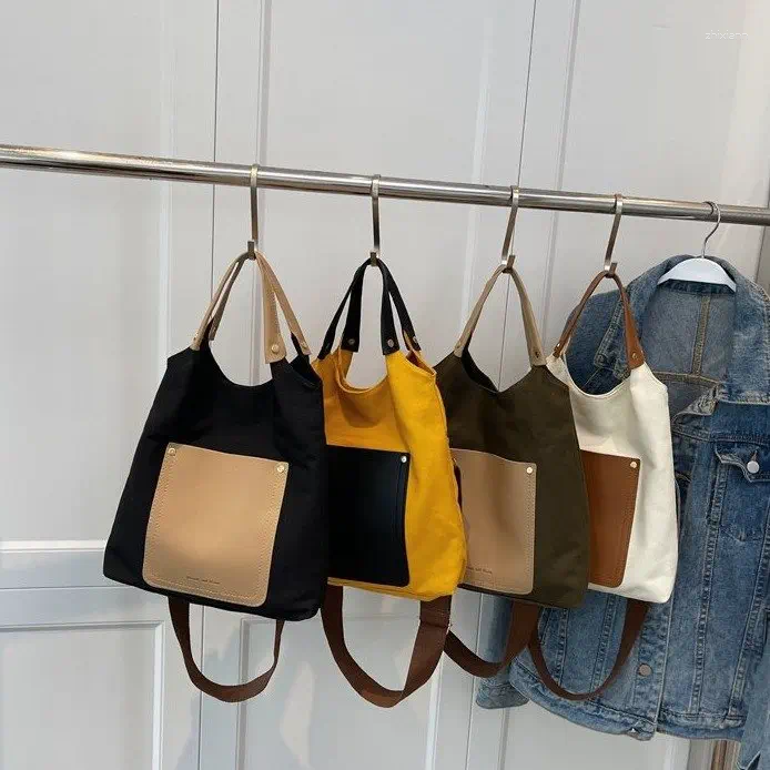 Free Shipping Shoulder Bags Miyagawa 2024 High Capacity Women's Canvas Bucket Bag Fashion Autumn Single Underarm Purses And Designer Bag Luxury B
