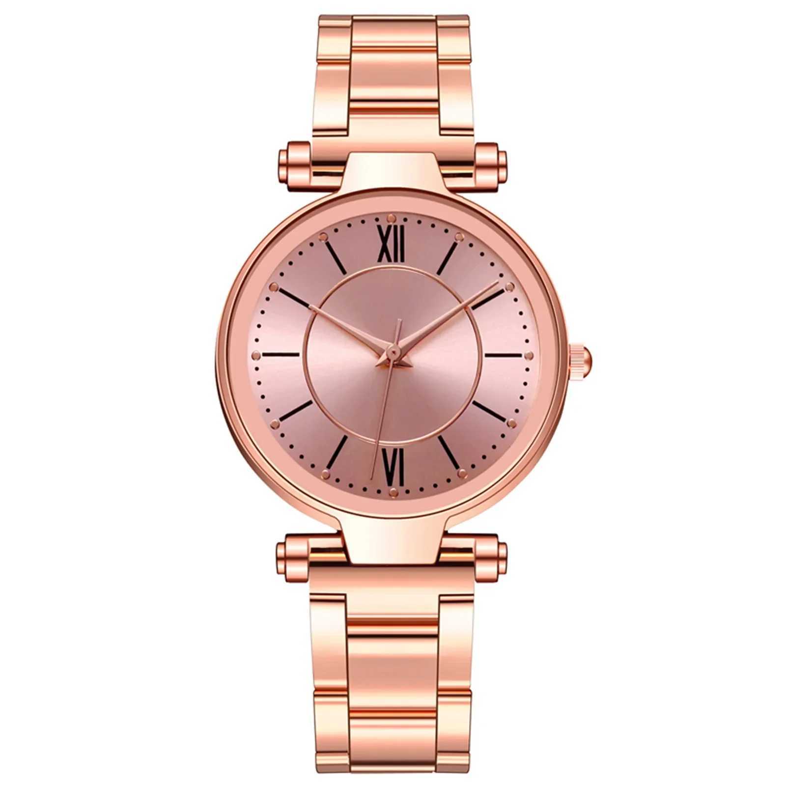 simple female watch for women Casual Ladies Stainless Steel silver Band Strap ladies quartz Watch Analog Wrist WatchX240920