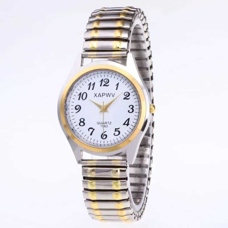Men Women Fashion Wristwatches Couple Flexible Stretch Band Quartz Watches Man Ladies Dress Clock Simple Casual WatchesX240920