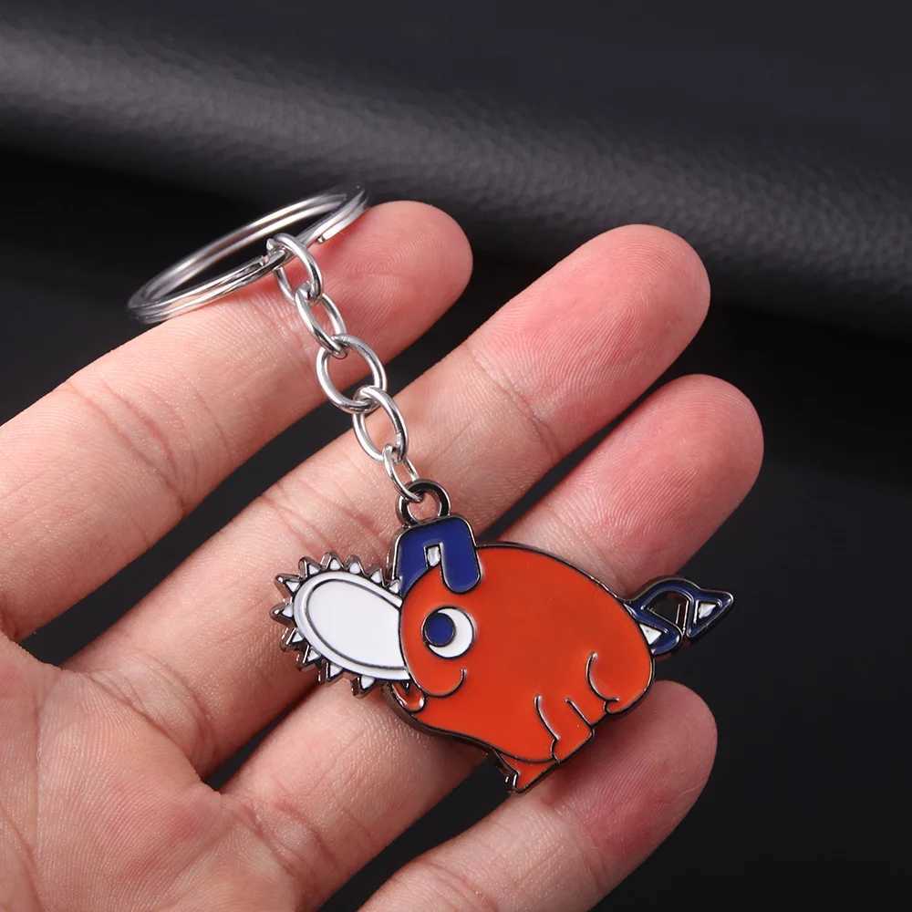 Anime Power Saw Man Keychain Cute Pochita Cosplay Figure Ornaments Pendant Phone Chain Charms Jewelry Accessories GiftX240919