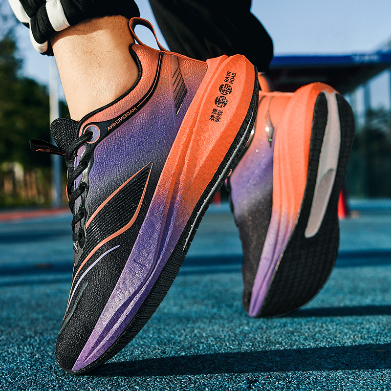 Unisex High-quality Marathon Running Men Women Jogging Sports Soft Cushion New Sneakers Trendy Reflective Training Shoes ac3a