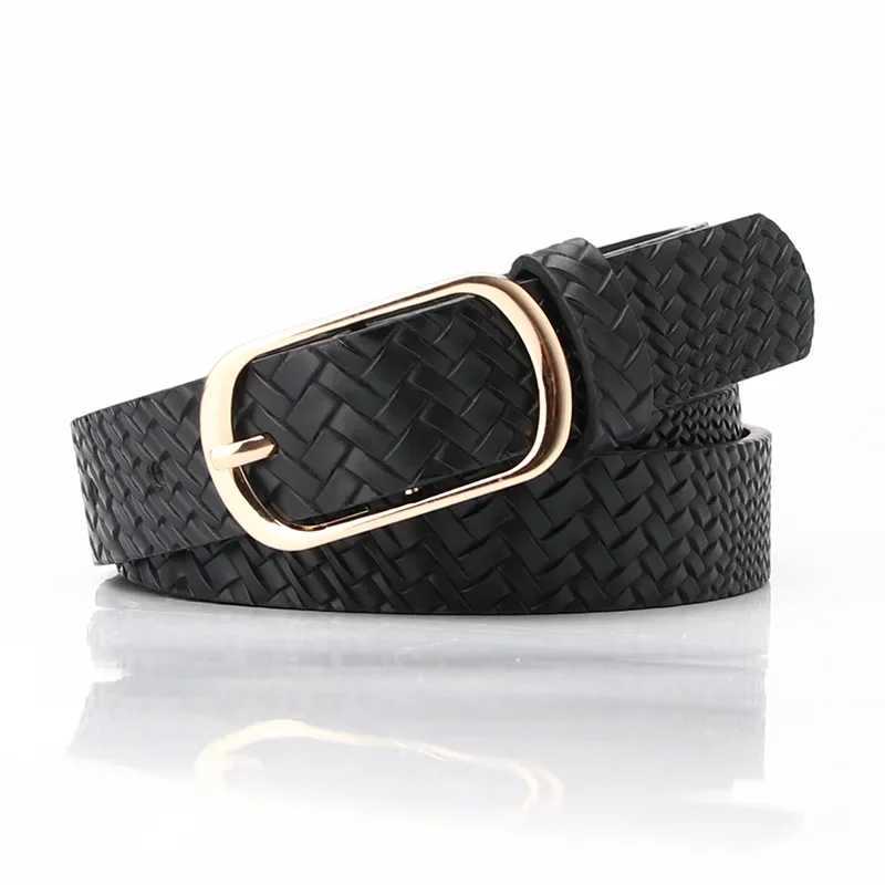 2023 New Retro Edition Fashion Jeans with Needle Buckle Snake Leopard Printed Womens Belt and Black Designer Belt W240920