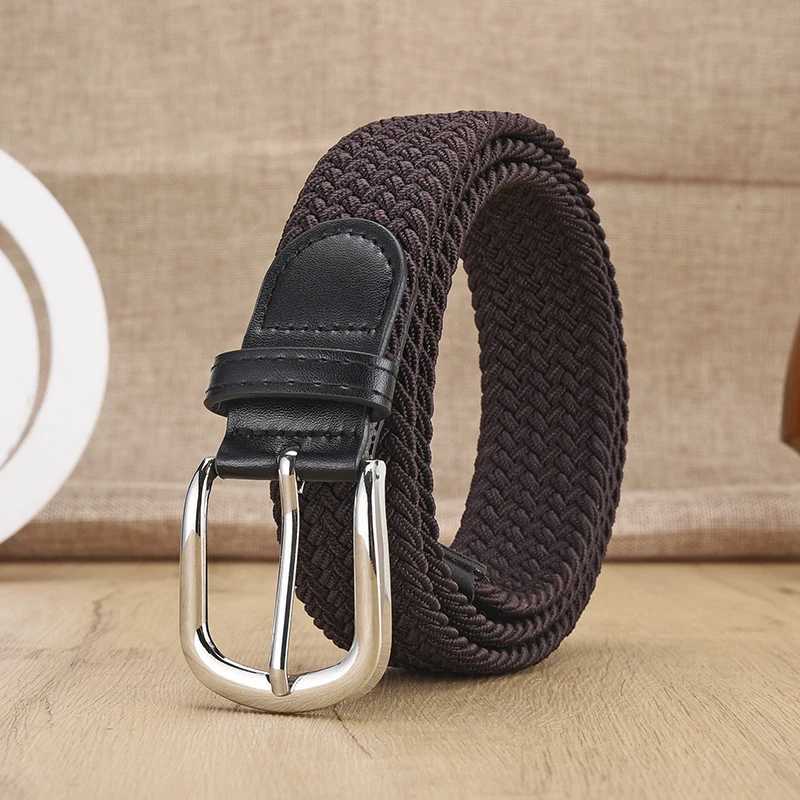 Mens casual womens elastic band used for outdoor climbing training work mens band fashionable womens band jeans band W240920