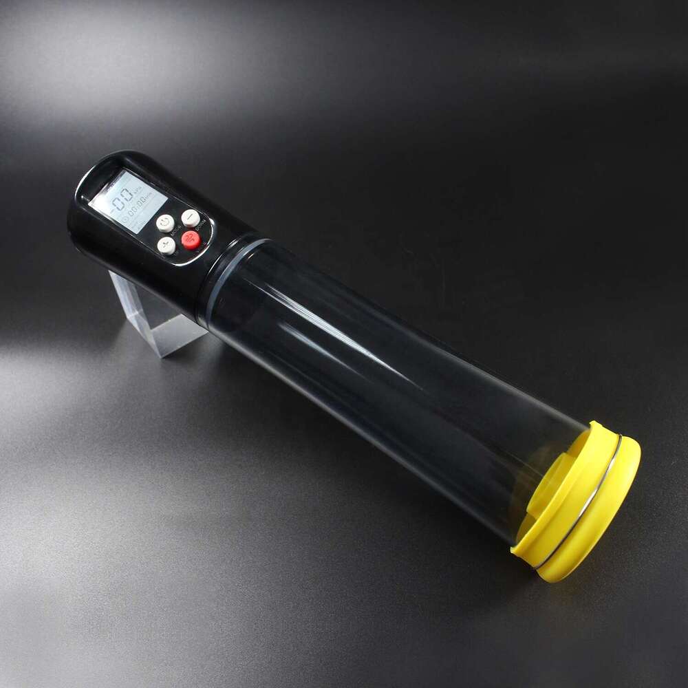 Male sex toys USB rechargeable smart automatic LCD digital display penis pump enlargement with timer