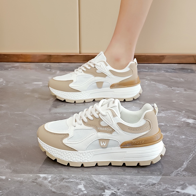 Showy Feet Little Dad for Women 2024 Spring New Explosive Street Increase Versatile Casual Sports Forrest Gump Shoes AD8802-1