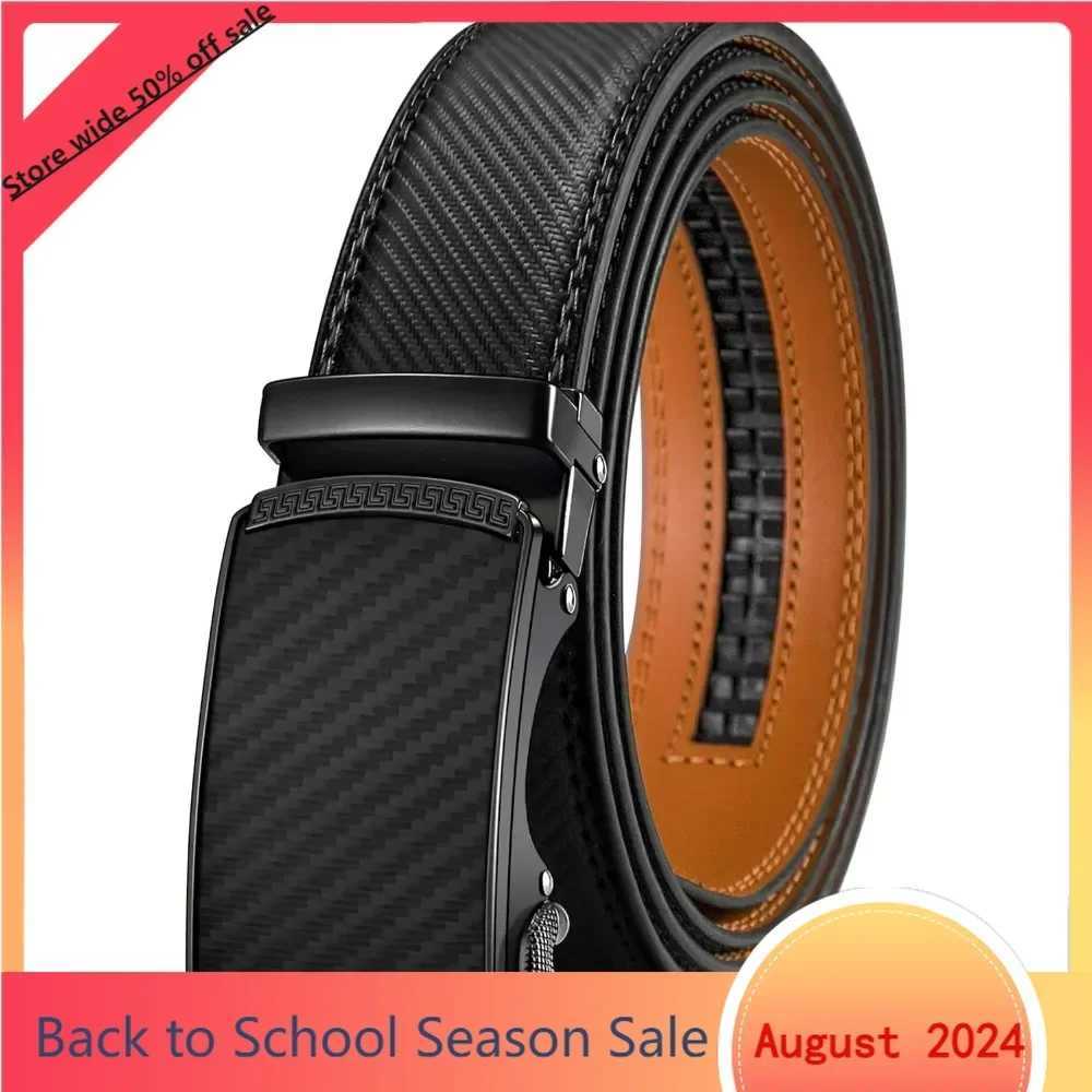 Bulliant mens belt sliding ratchet belt for gifts mens dress pants shirt Oxford decorative fit W240920