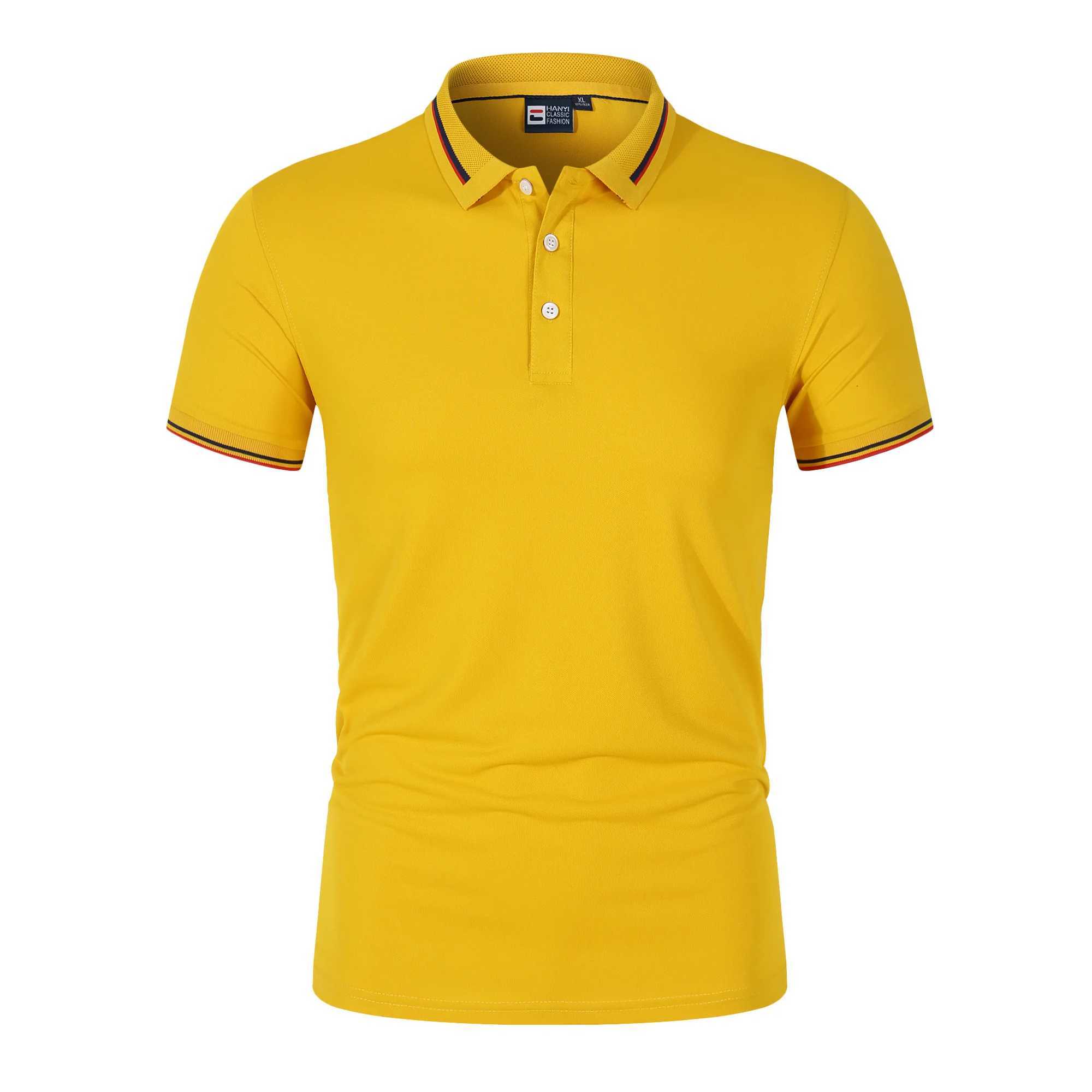 New Polo Shirt Men Solid Casual Cotton Polo Men Slim Fit Short Sleeve Mens PoloX240920