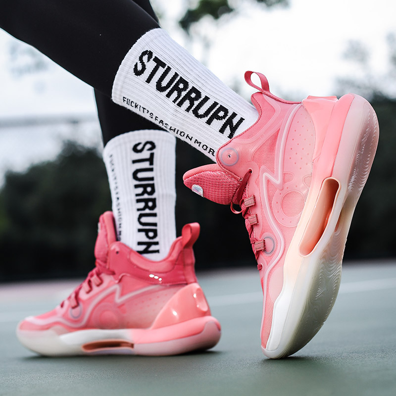 High-quality Men's Basketball Shoes Kids Basket Boots Women Cushion Sports Shoes Fashion Reflective Training Basketball Sneakers