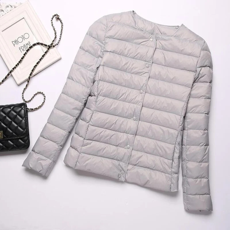 SEDUTMO Winter Ultra Thin Womens Duck Down Jacket Ultra Light Short Jacket Spring Thin Inflatable Jacket ED1417 240913