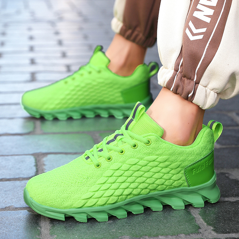 Summer Cheap Men's Breathable Sneakers Orange Running Men Athletic Shoes Outdoor Light Jogging New Mens Sports Tennis Shoe 90b7 s