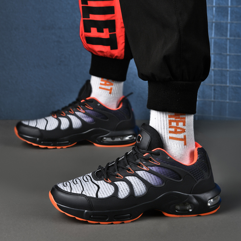 Men Breathable Running Runner Lightweight Knit Mesh Vamp Sneakers Walking Tennis Shoes Male Outdoor Shoe 2beb