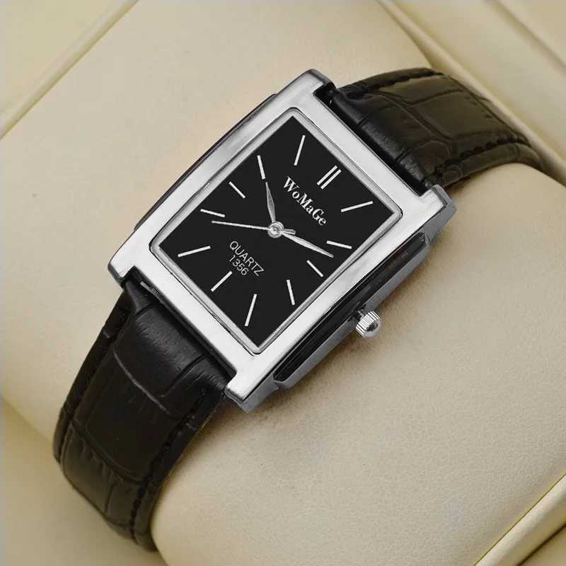 Top Brand Mens Watches Fashion Simple Leather Band Analog Quartz Wrist Watch Casual Business Male Clock Gift bayan kol saatiX240920