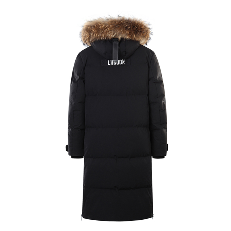 High Quality Long Down Jacket Winter Warm Thick Windproof Casual Puffer Men Waterproof Hooded Fur Collar Padded Parkas Male