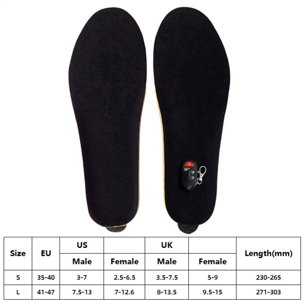 2000mAh smart warm foot pad with remote heated insole wireless thermal pad for outdoor camping and hiking trips 240919
