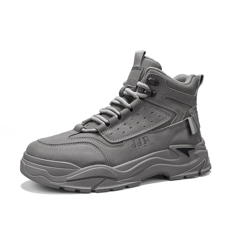 New autumn workwear boots Men's retro British outdoor sports shoes Thick soled and durable hiking shoes