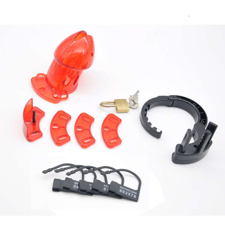 Wholesale New Arrival Adult Sex Product Plastic Chastity Lock Chastity Cage for Male Chastity Device Cage