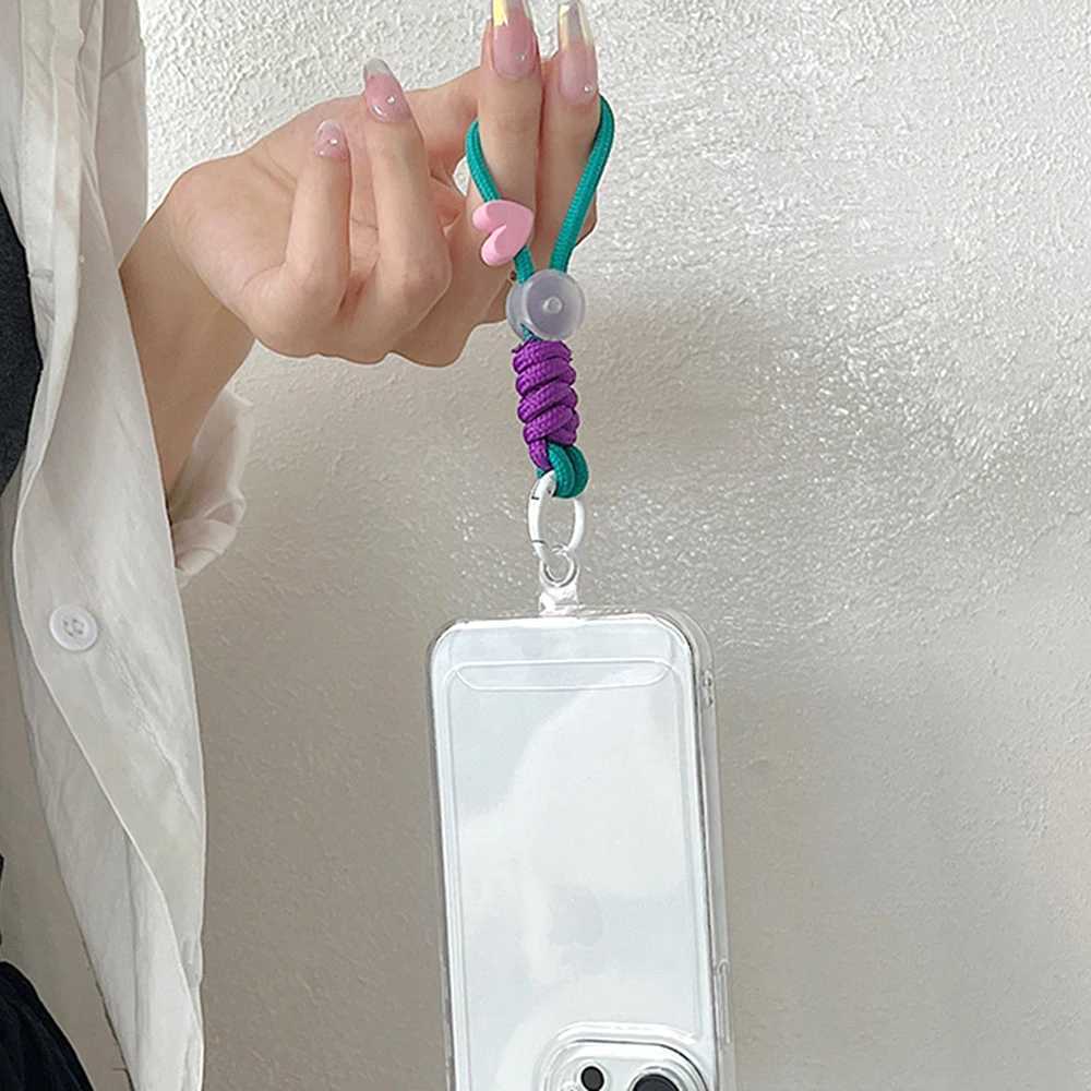 Fashion Keyring Creative Braided Lanyard Keychain For Phone Case Women Anti Lost Knot Rope Strap Car Key Chains Diy AccessoriesX240919