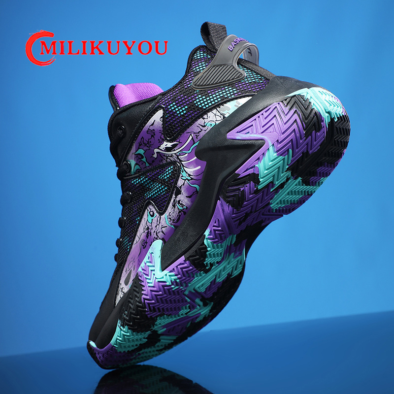 Basketball Shoes For Man High Quality Men Sneakers Non-Slip Cushioning Training Running Sports Shoe Zapatillas Hombre Size36-46