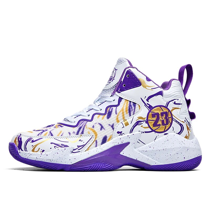 Sports Basketball Shoes Men Breathable Non-slip Air Basketball Sneakers Training Tennis Shoes Casual Street Combat Basket Boots
