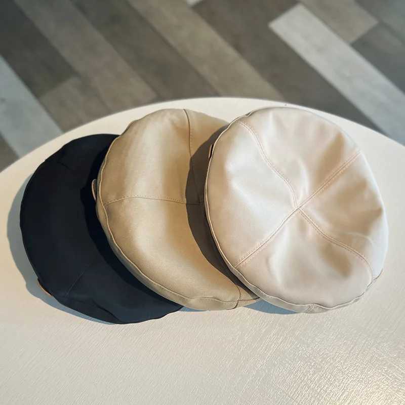 Korean Sweet Cool Heart Beret Hats for Women Autumn Winter Vintage Warm Beret Fashion Artist Painter CapsX240919